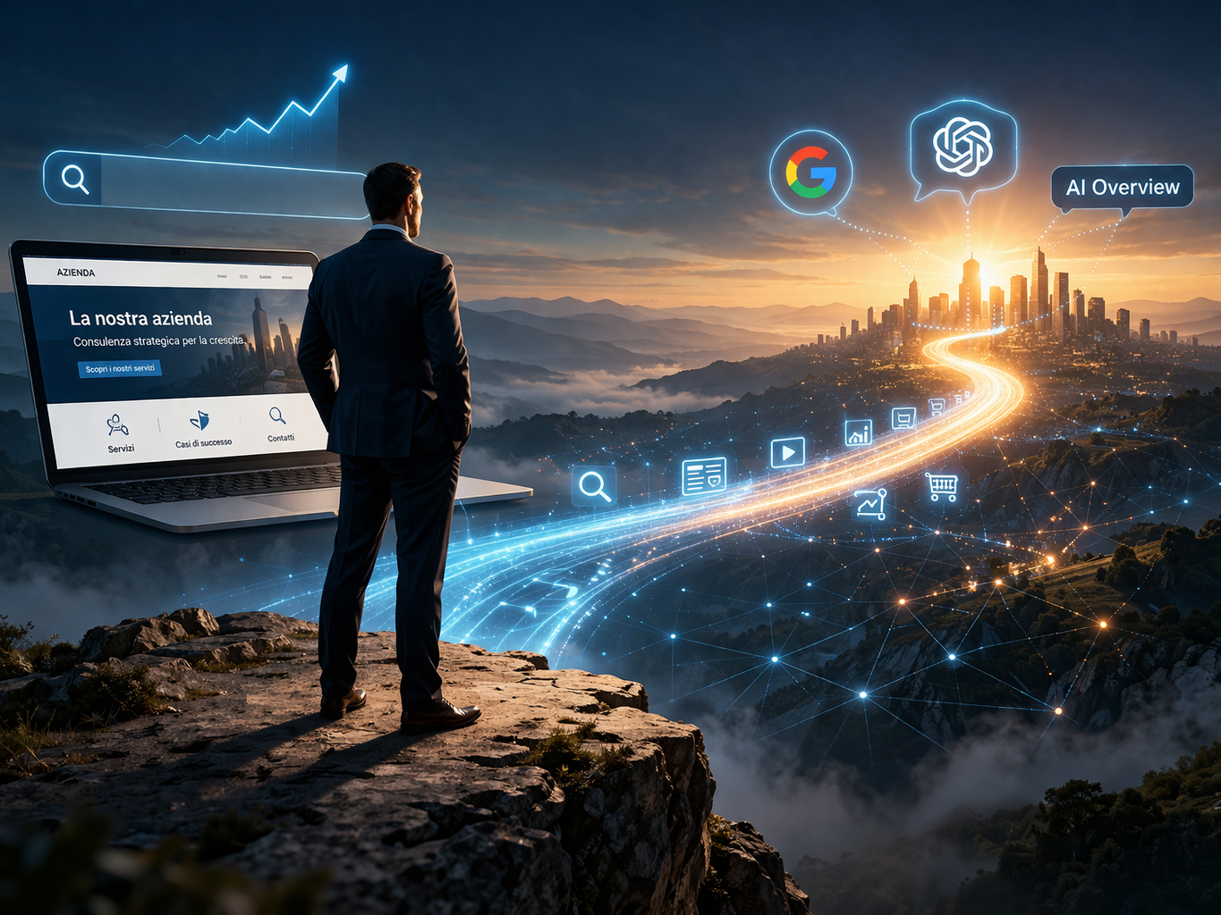 SEO e AI Search per aziende: come costruire una visibilità che genera opportunità, non solo traffico