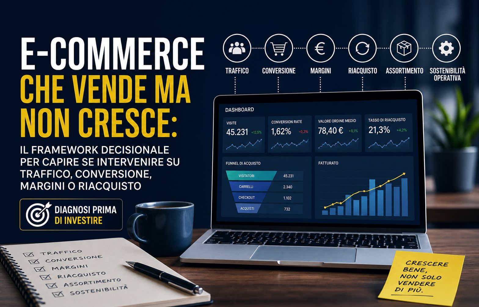 E-commerce che vende ma non cresce