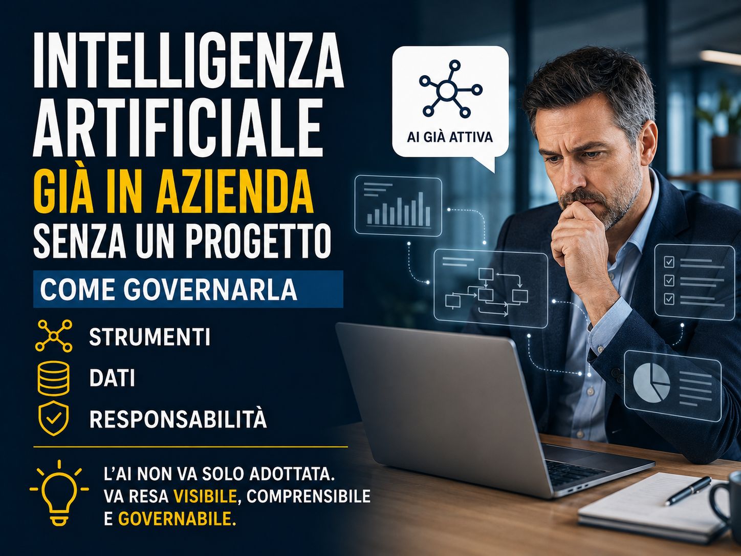 L’intelligenza artificiale è già entrata in azienda senza un progetto